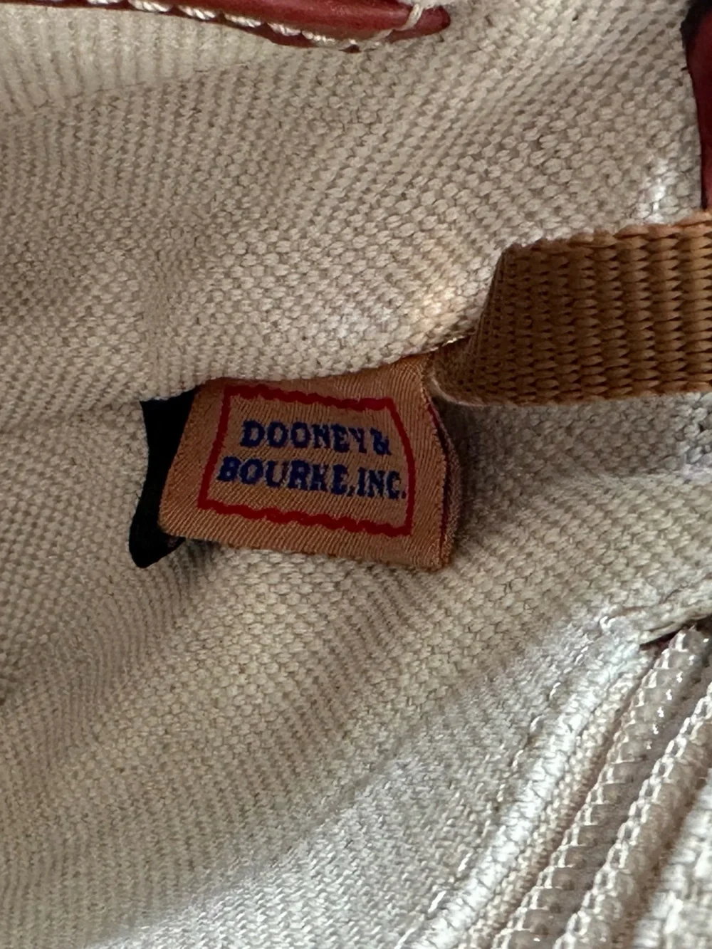 NWOT Dooney & Bourke Selleria Italian Leather Mini Domed Crossbody Tan J16990845